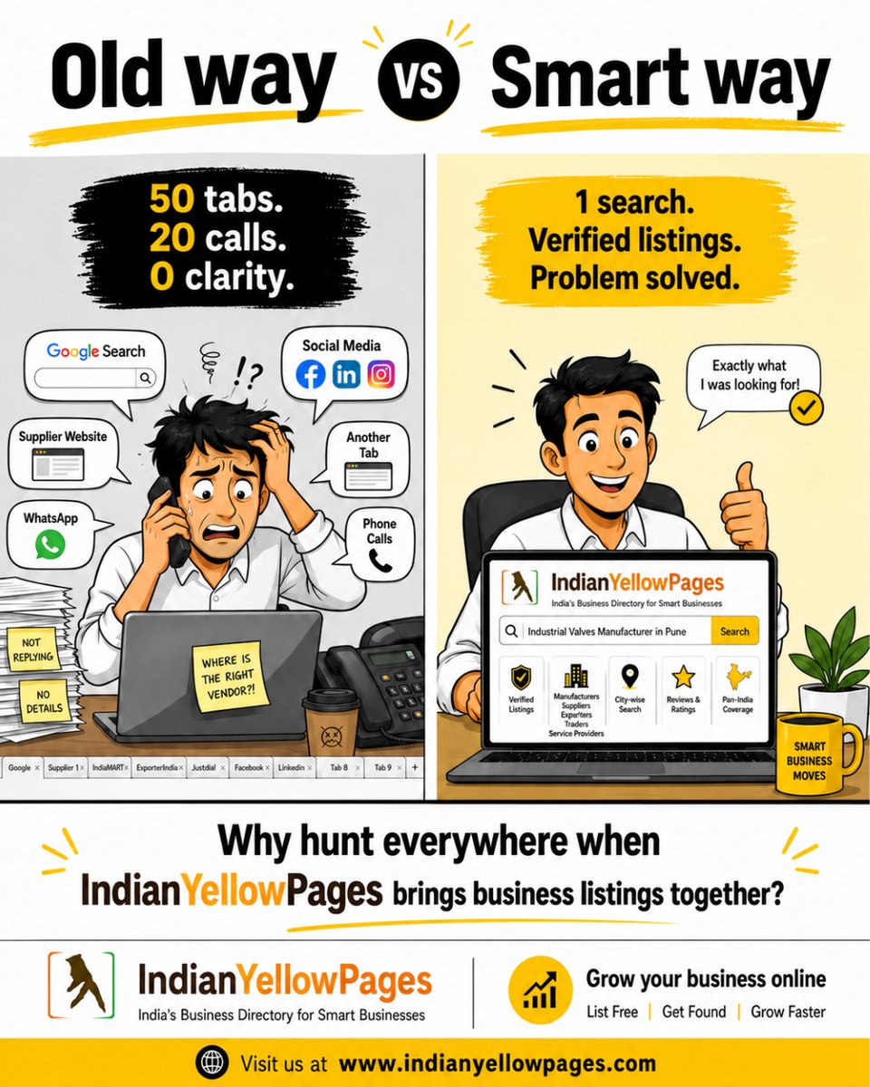 Indian Yellow Pages tweet media