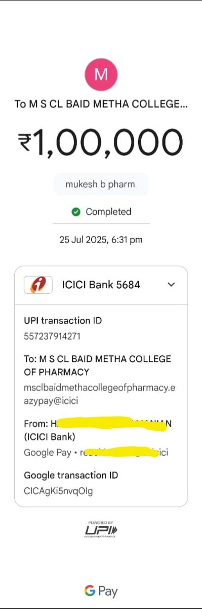 harihar12's tweet photo. for a single mother shishya of mudhaliandaan swamy, seeks help for college fees of her son.
last year we supported too 

2nd year mpharm fee : 2.25 L
she will get 90k from loan. balance 1lakh .35k needed🙏.
fees will be paid to college. 
last year fee payment attached. https://t.co/D5VyzF2KW4