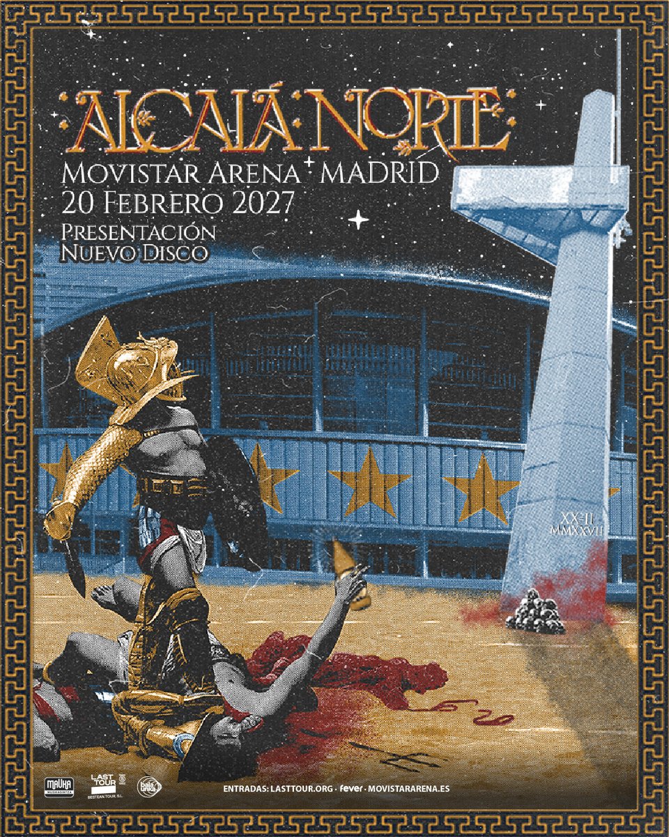MovistarArenaEs's tweet photo. 🔴 ¡ @alcalanorton se estrenará por todo lo alto en el Movistar Arena de Madrid!

20 de febrero de 2027

¿Te lo vas a perder?

🎟️ Consigue ya tus entradas aquí: https://t.co/aEUEfnOmRp https://t.co/MnReWFD86M