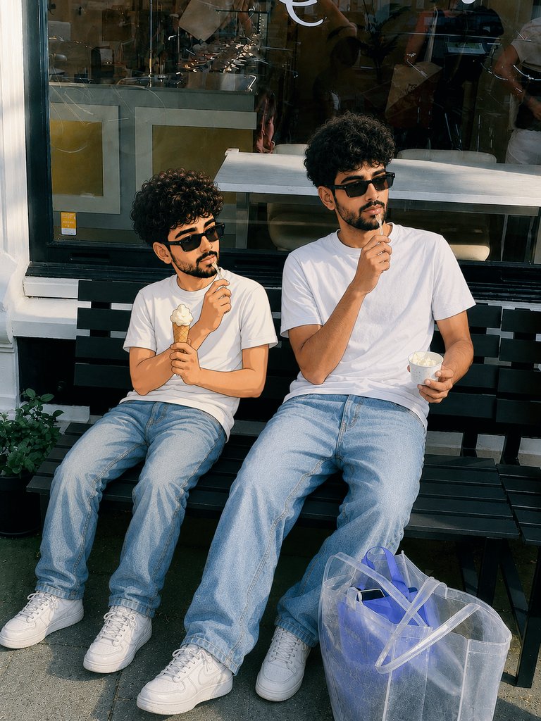 Photorealistic Cartoon Clone Portrait