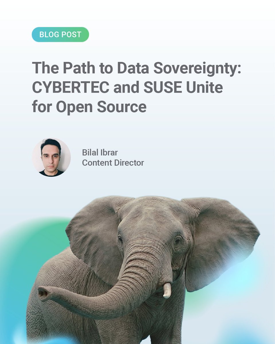 CYBERTEC PostgreSQL Services and Support tweet media
