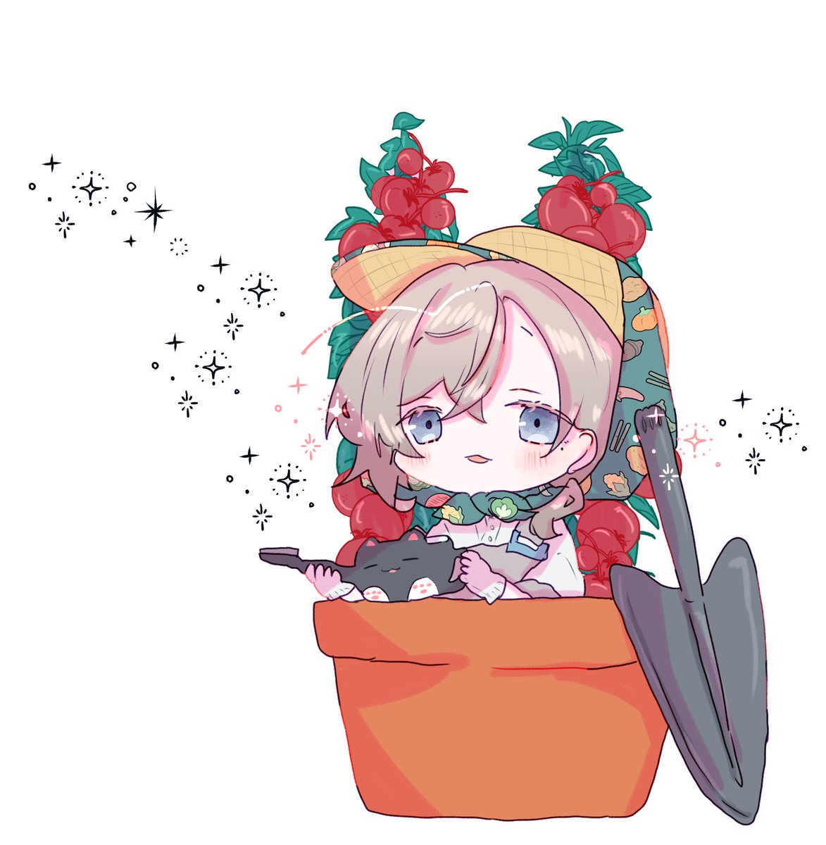 叶(にじさんじ) 「育てよかな #かな絵」|ここｻﾝ❤️‍🔥のイラスト