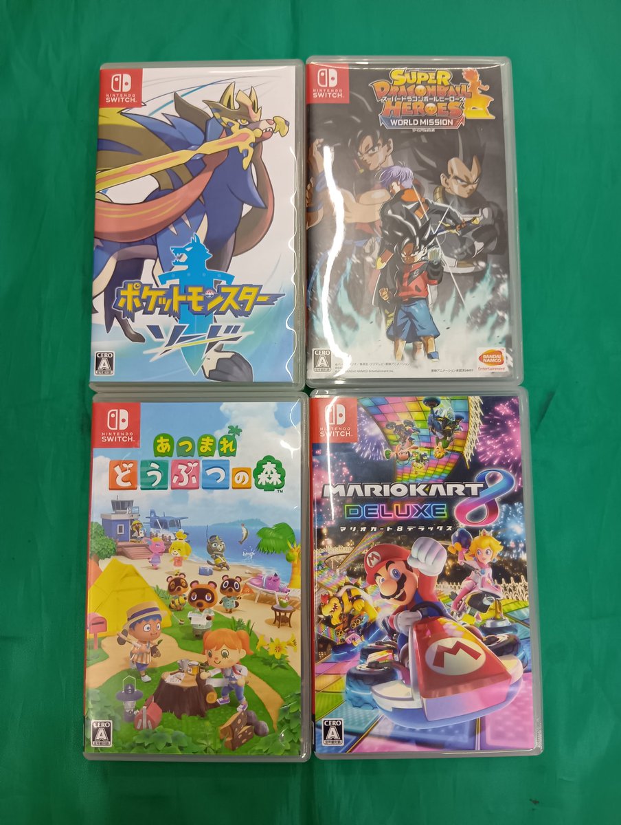スイッチ　ソフト　ポケモンアルセウス　ソード　マリオカート ゼスト相模原店入荷情報 #Switch のソフトお買取させていただきました