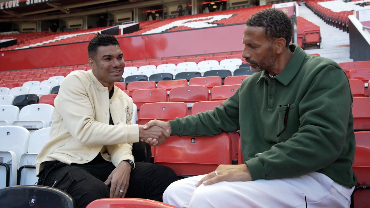 adampaters0n's tweet photo. I’ve filmed a lot of things in my life, but nothing comes close to filming in Old Trafford with none other than Rio and Casemiro. 

It’s personally some of the best stuff I’ve shot, and the interview itself is brilliant. Do give it a watch if you like https://t.co/w2PGrF3FY2