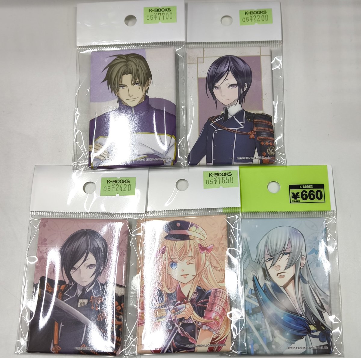 入荷情報】 刀剣乱舞 とうらぶ スクエア缶バッジコレクション 内番