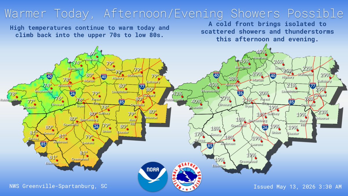 NWS GSP tweet media