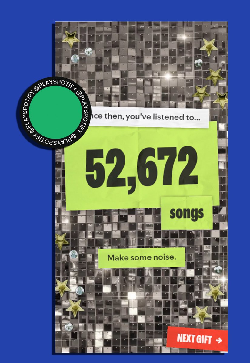 PlaySpotifyRu's tweet photo. Spotify представил новую персональную статистику для пользователей.

https://t.co/VOFOYfTPeh

Spotify 20: Your Party of the Year(s) - это новая статистика, созданная специально к 20-летию
сервиса. https://t.co/CoVDUkfFRR