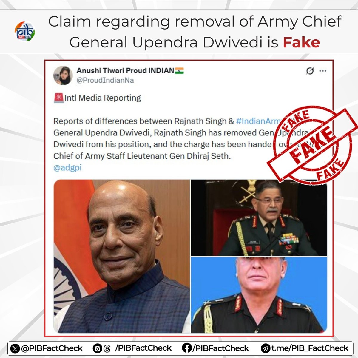 PIB Fact Check tweet media