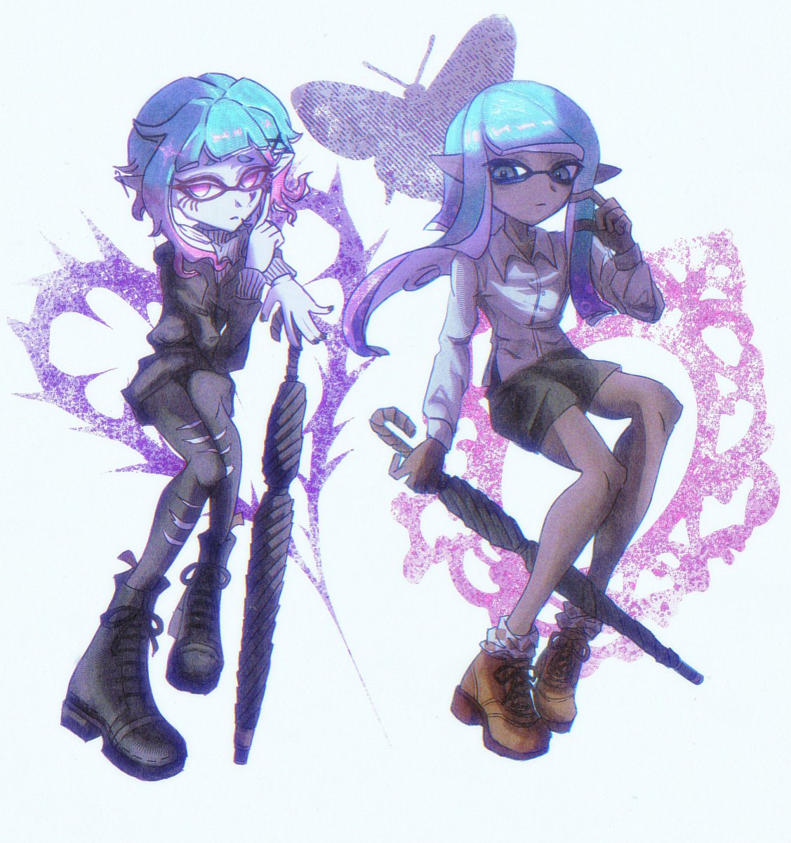 __H2O_____'s tweet photo. 🖤
（勝手に描かせていただきました） https://t.co/fIePH3pY7N