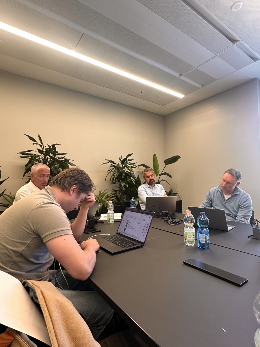 SQATproject's tweet photo. 🇮🇹 We met in in Milan to discuss the next steps for smart soil mapping, robotics &amp; future farming services 🌱🤖

From technology integration to market pathways — the focus is on turning SQAT results into practical solutions for agriculture.

#SQAT #SmartFarming #SoilHealth https://t.co/yLAAkxBt6s