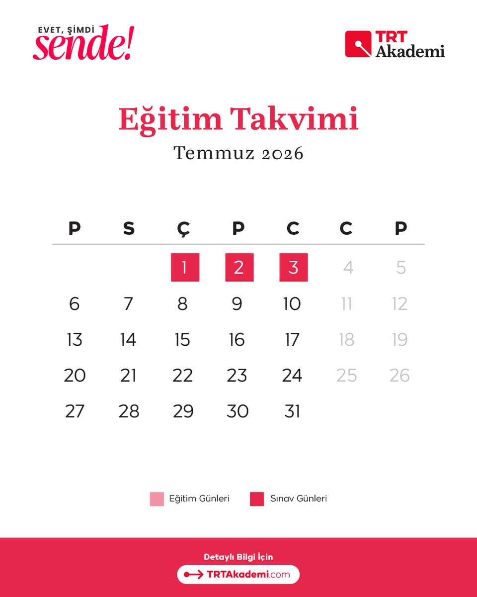TRT Akademi tweet media