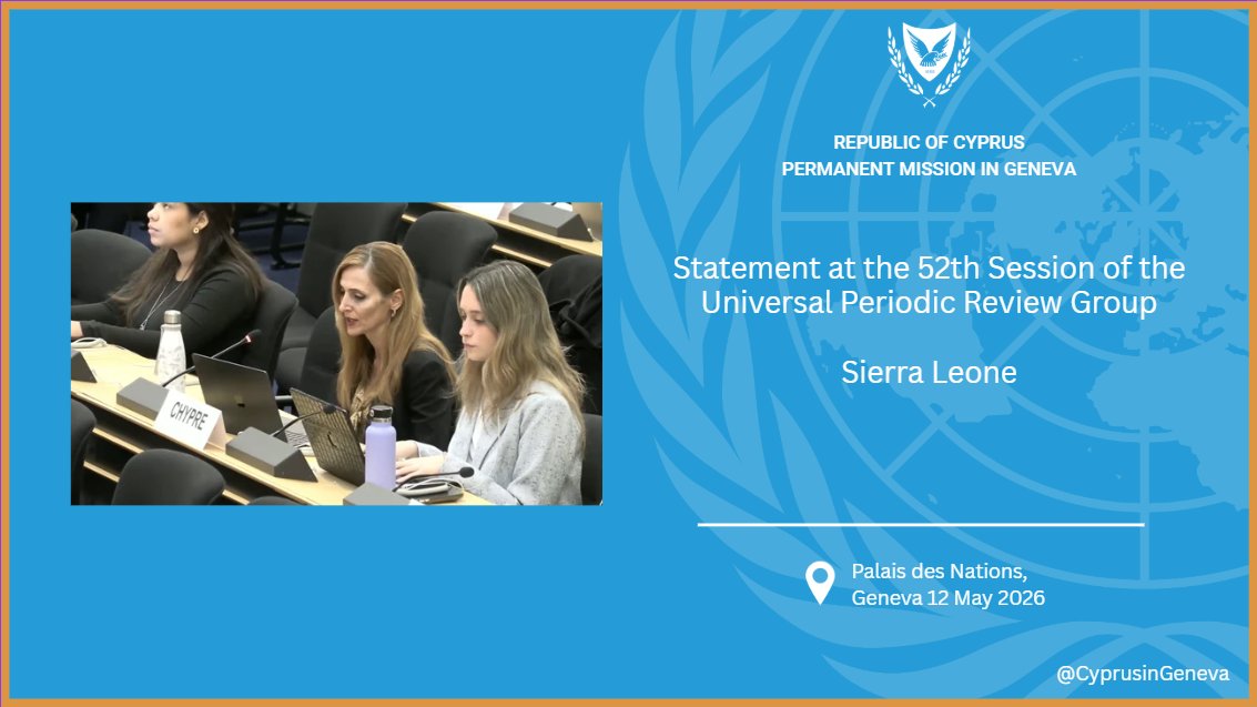 Cyprus Mission in Geneva 🇨🇾 🇺🇳 tweet media