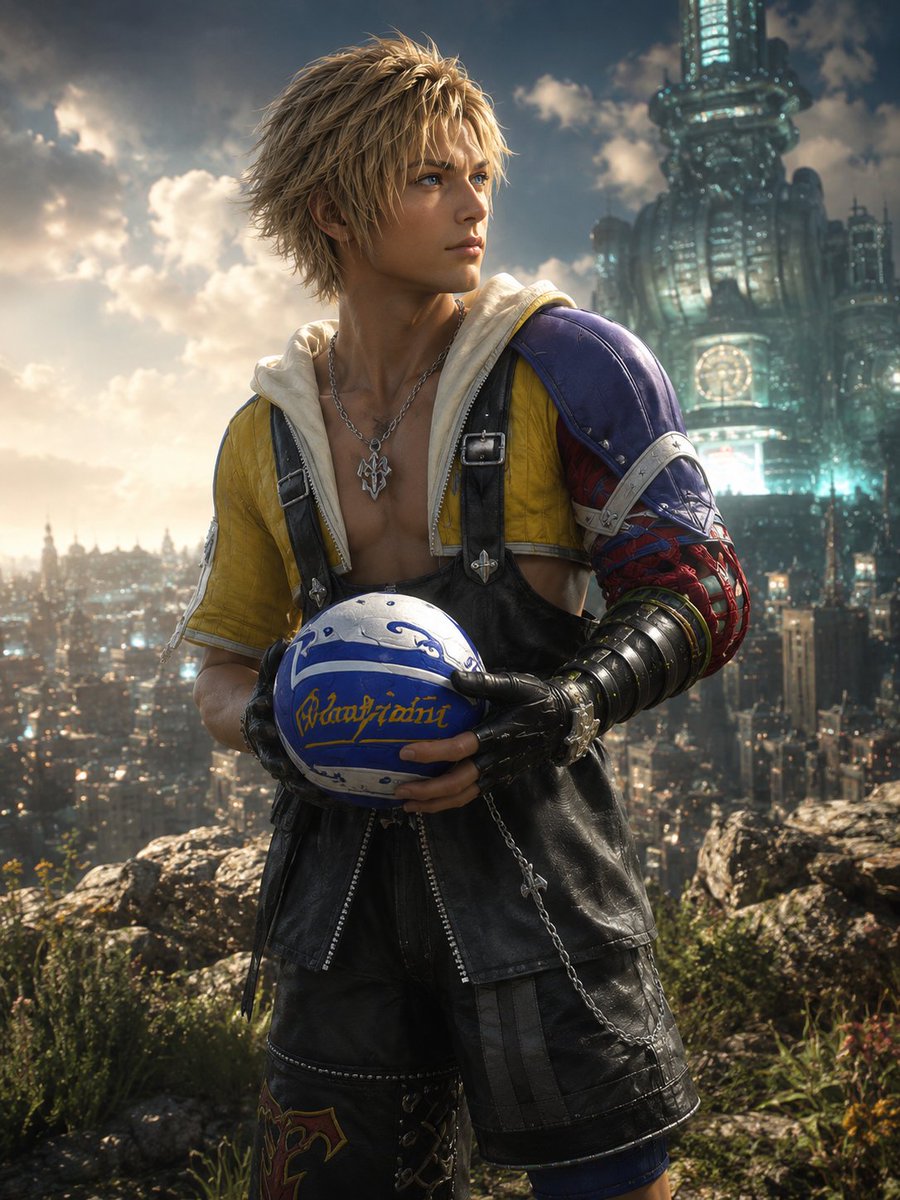 MightyDagger's tweet photo. Tidus found himself at the edge of Midgar, all of a sudden...

#FinalFantasyX #FinalFantasyVII https://t.co/IGGsqrzVnL