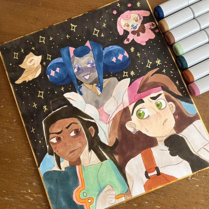 Painted with copics!! #KnightsofGuinevere