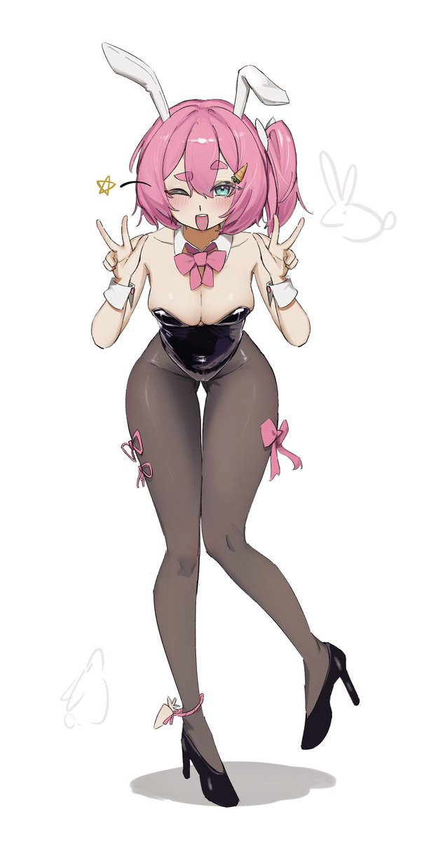 yaki_iskute's tweet photo. Oc Min in bunny suit https://t.co/vtUYKBrN8S
