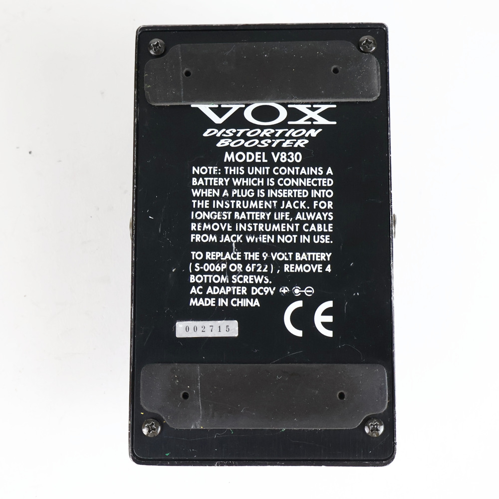 中古入荷🎸】VOX V830 DISTORTION BOOSTER ギターエフェクター