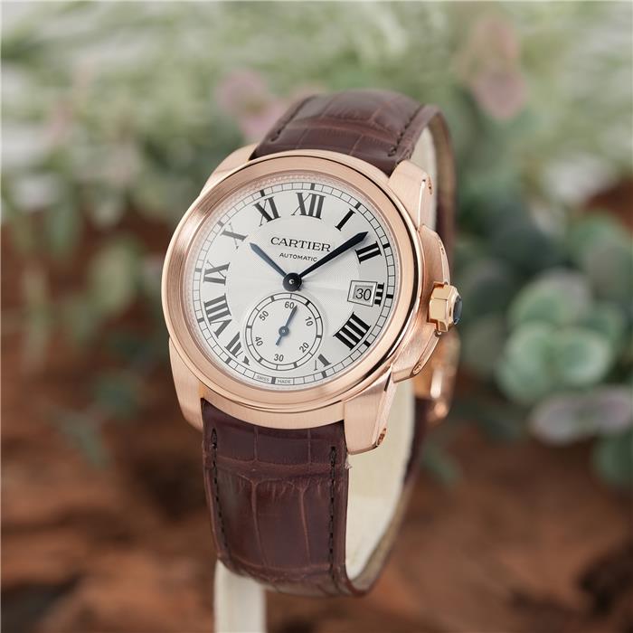 Cartier Juste un Clou戒指，小号款，镶嵌钻石 18K黄金包装复刻高仿