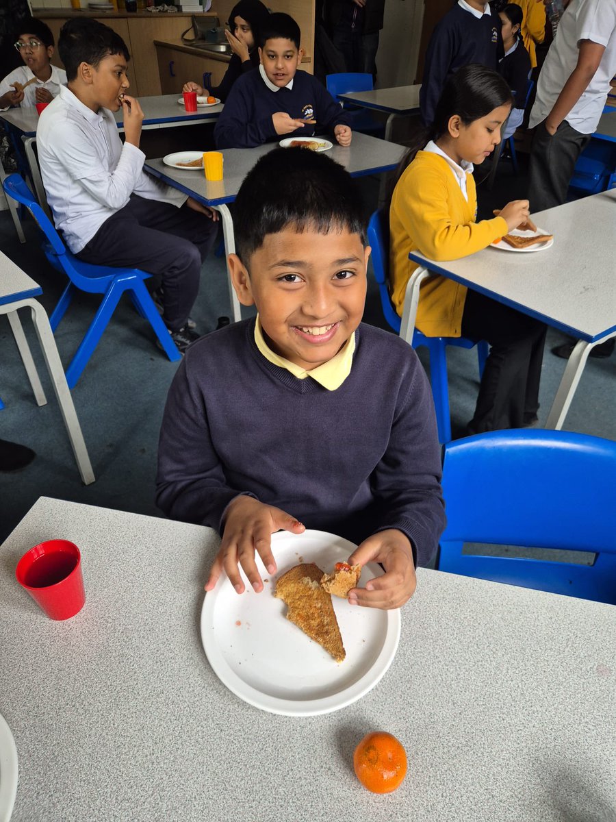 StPaulsCESchool's tweet photo. Another SATs day! Another delicious breakfast to help us on our way! The children feel happy and positive! And we are very proud of them all. They have all worked so hard. Thanks to all our staff too! #SATsweek https://t.co/nrH2BNwXrX
