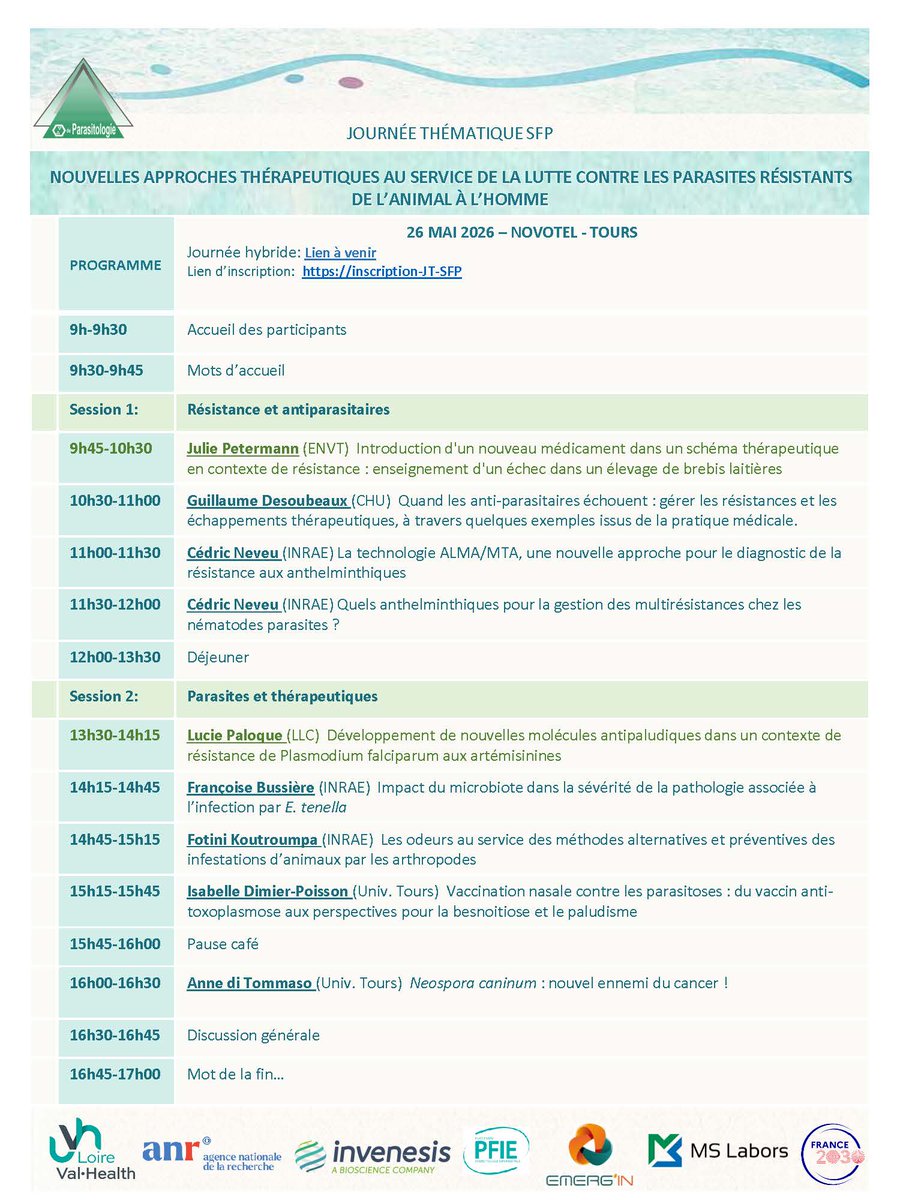 Société Française de Parasitologie tweet media