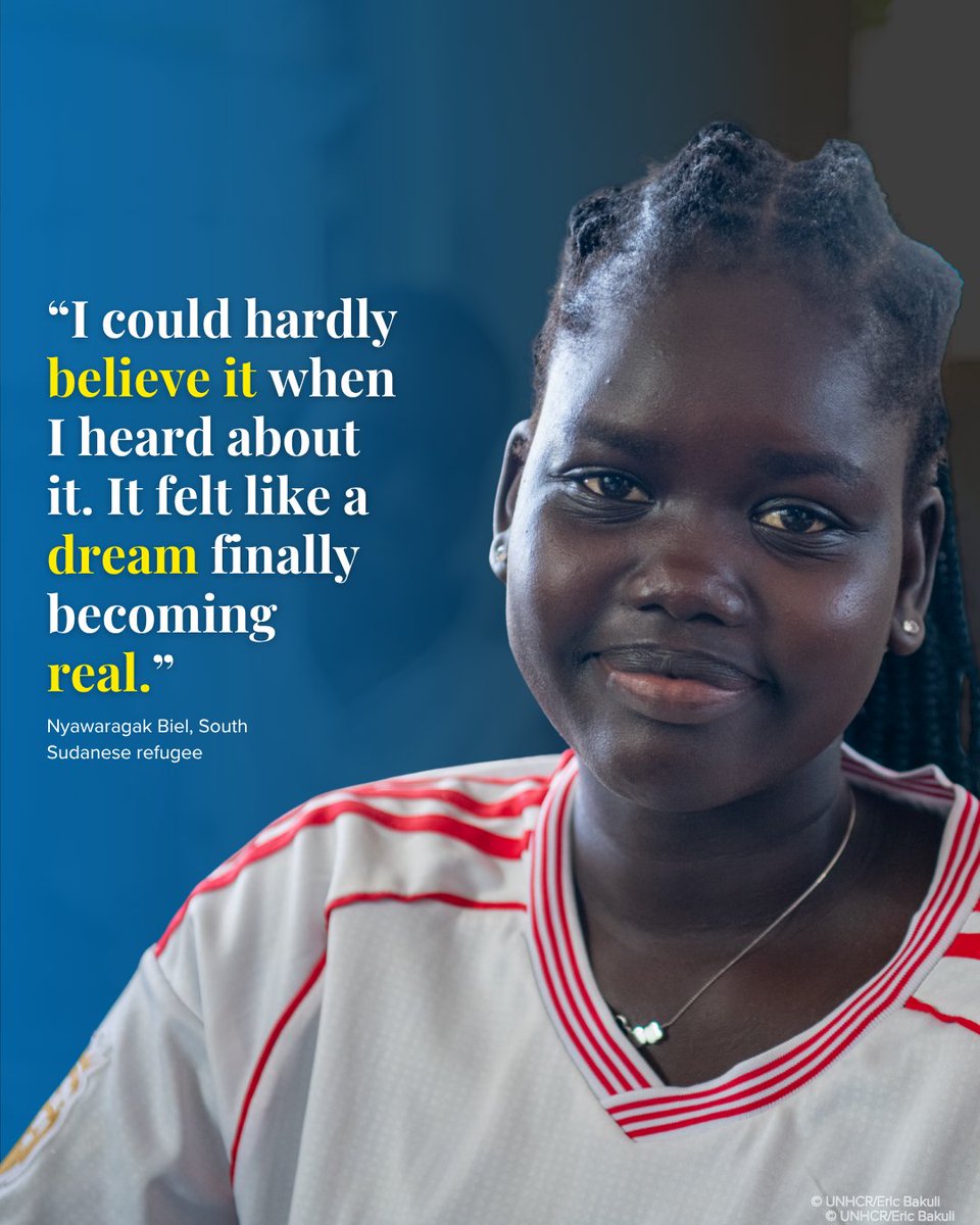 FatimaMCole's tweet photo. “It felt like a dream finally becoming real,” says Nyawaragak.

Education is a pathway to self-reliance and solutions. Proud to see 50 refugee and host community students in receive scholarships to study Community Health Nursing and help strengthen health services @Kmtc_official https://t.co/XDSgigMlOy