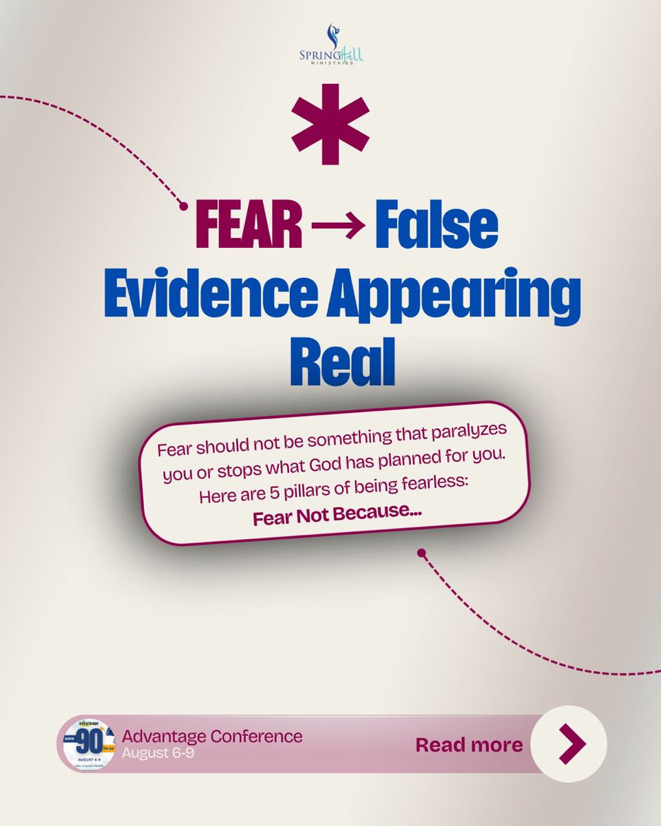 springhilmnstry's tweet photo. 5 reasons why fear should never rule you.
#springhillministries
#raisingthestandard
#jacksonadebisiministries https://t.co/IyAIzj3n1S