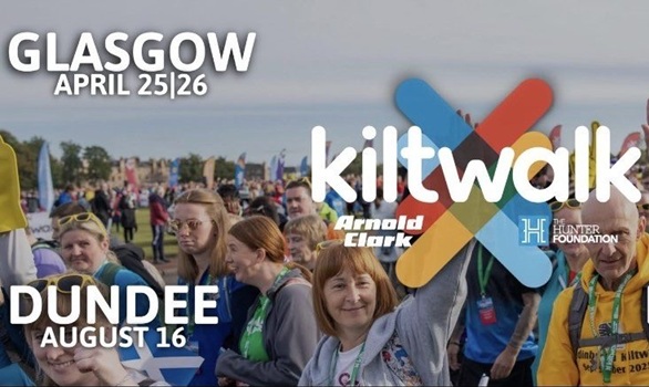 Britishpolio's tweet photo. Pauline Guild Pearce, daughter of member Mary Gild, is raising money for the BPF by taking part in Scotland’s famous Dundee Kiltwalk on 16 August 2026 - 20 miles from West Sands in St Andrews to Slessor Gardens in Dundee city centre. 
If you’d like to support Pauline, you can donate here: Support Pauline on JustGiving https://t.co/Db8p8d54kZ