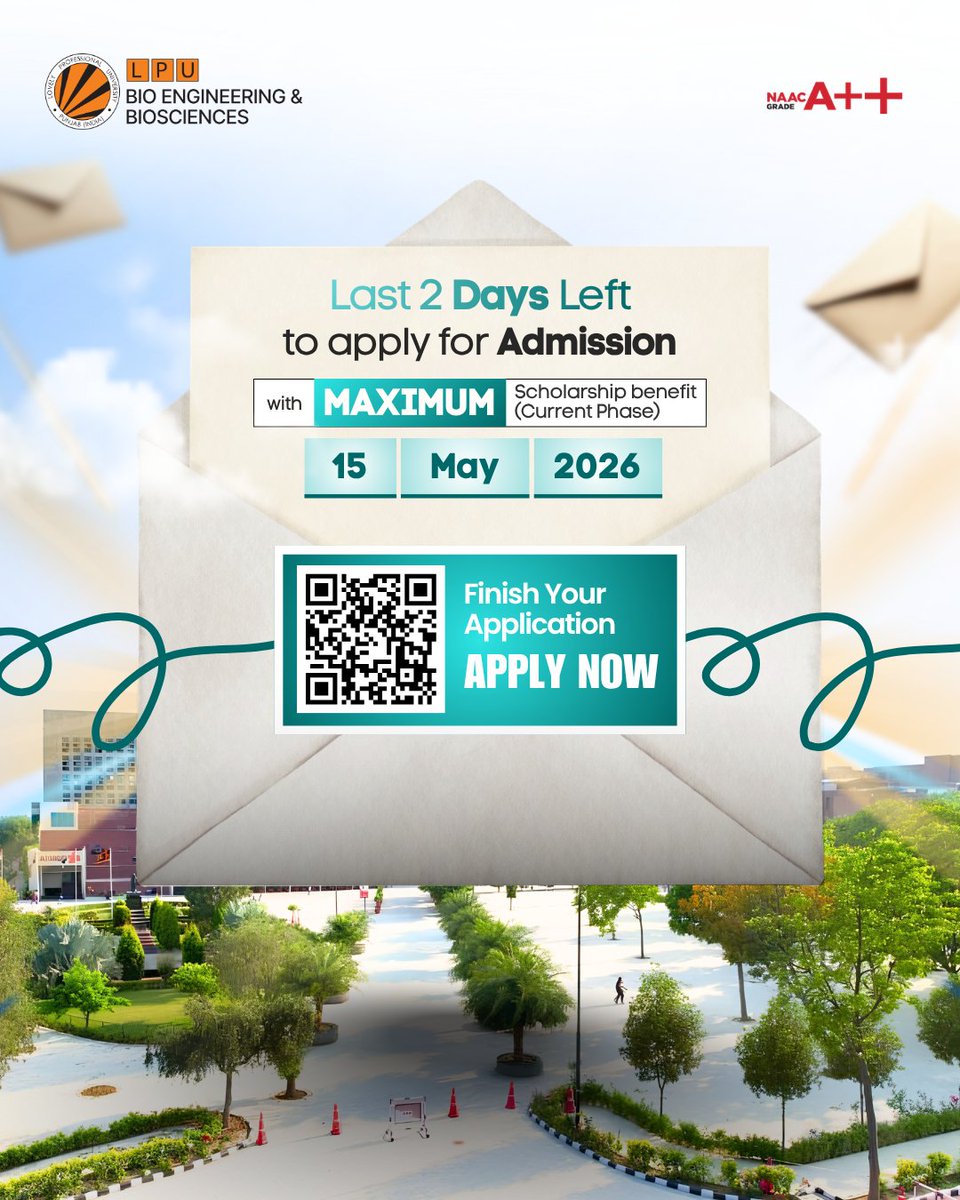 LPU School of Bio Engineering and Biosciences tweet media