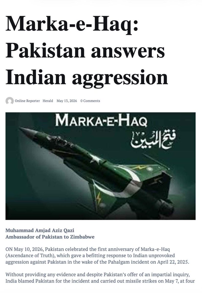 Pakistan Embassy Zimbabwe tweet media