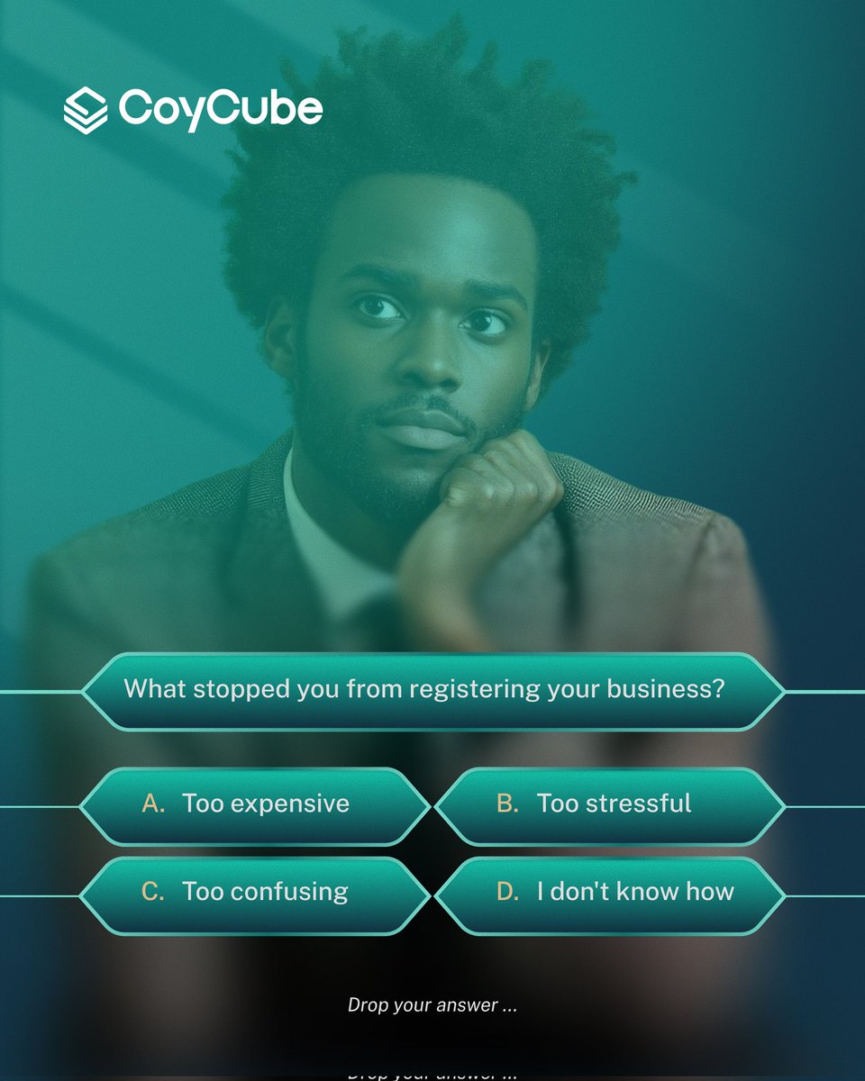 coycubeent's tweet photo. Every business started with one bold step. 

 What’s stopping you from taking yours?

Your business idea deserves more than just “coming soon” in your head.

 It deserves structure, legitimacy, and growth https://t.co/isEKGqzyff