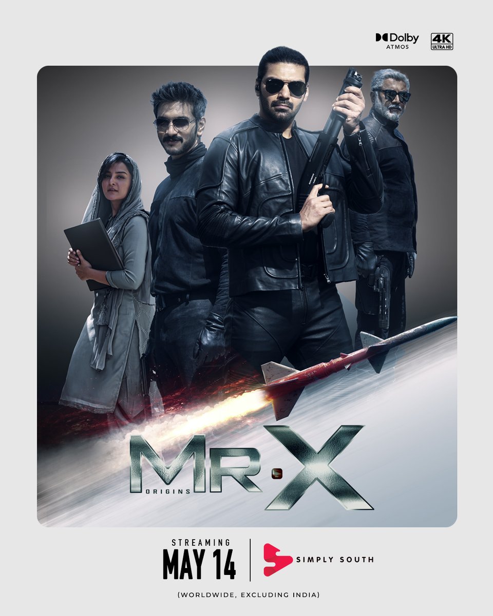 SimplySouthApp's tweet photo. The mission is ON.

#MrX, streaming on Simply South from May 14 worldwide, excluding India. https://t.co/P2Cm4MacV3