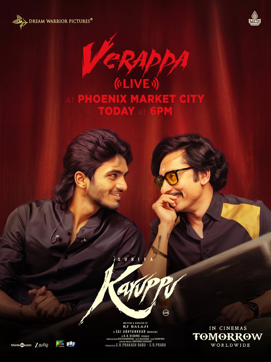 Verappa Witness the exciting performance of @SaiAbhyankkar 💥 #Verappa LIVE ...