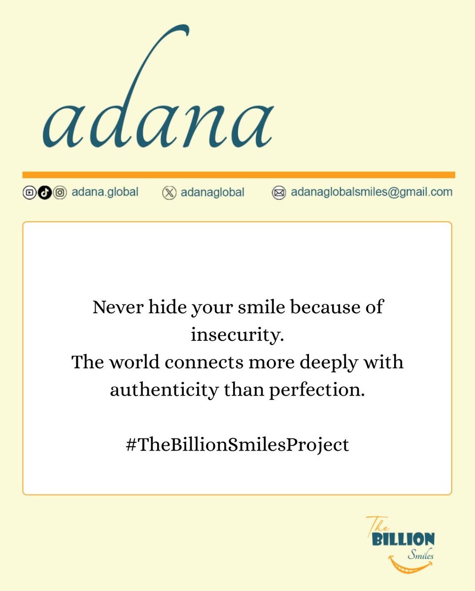 adanaglobal's tweet photo. #TheBillionSmilesProject 
#Adanaglobal 
#Hope 
#Joy https://t.co/y3UzLetsuP