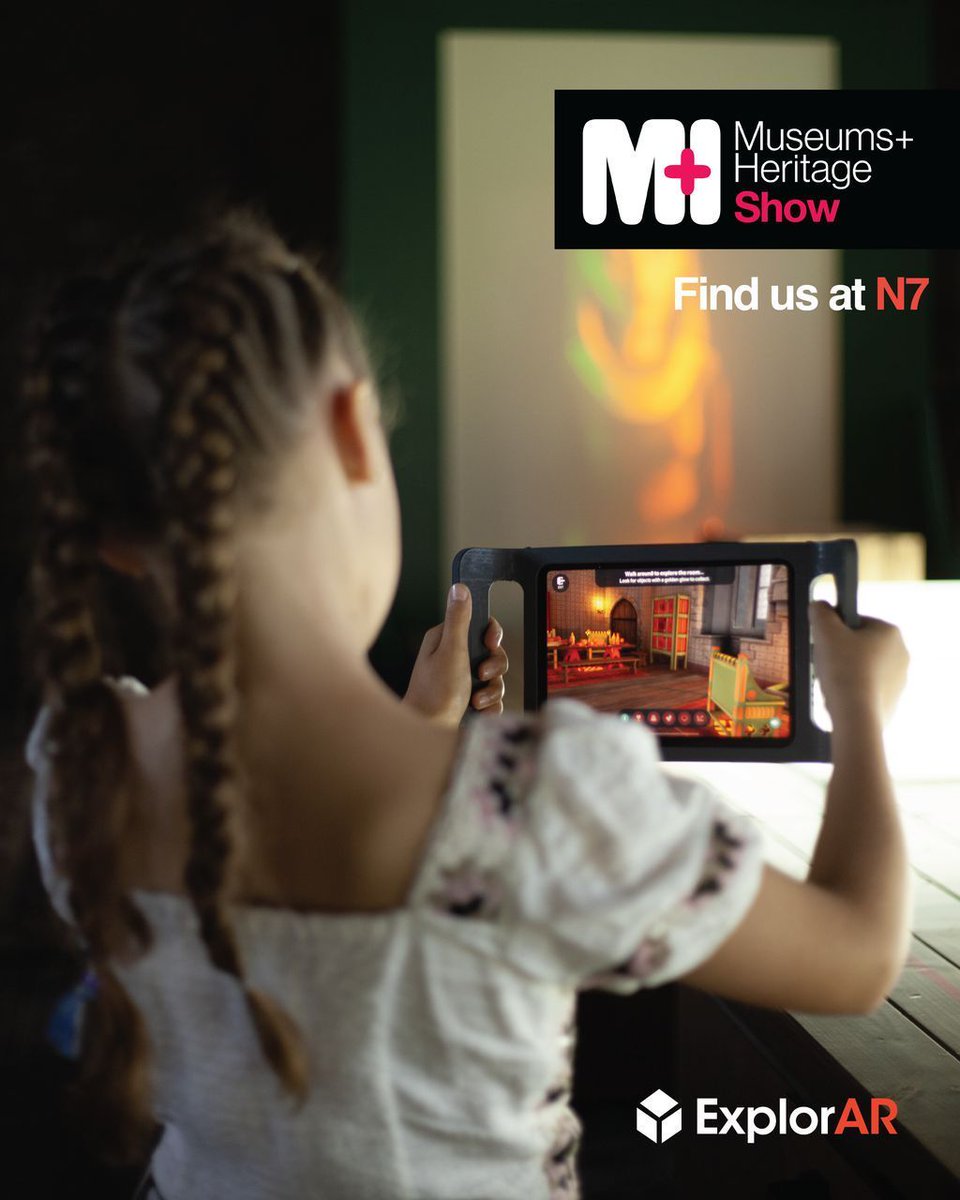 Jam_AR_VR's tweet photo. Come and finds us at Stand N7! #MandHAwards #DigitalInterpretation #Digital #Heritage #Museum https://t.co/3iuv2CrQ4U