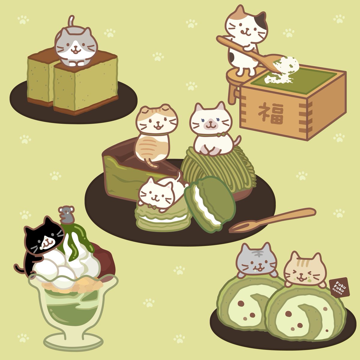 Fuku Fuku Nyanko(ふくふくにゃんこ) tweet media