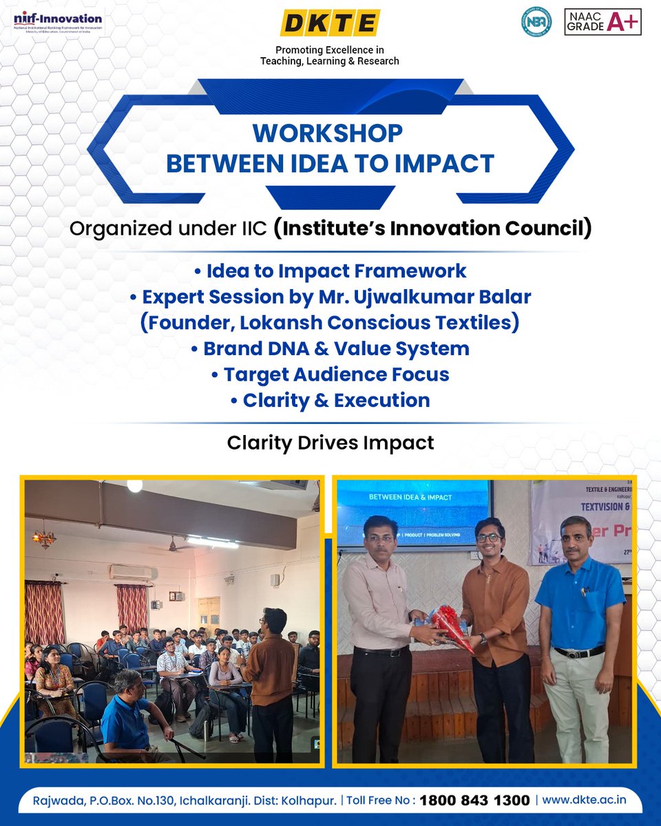 DKTE (Empowered Autonomous Institute) tweet media