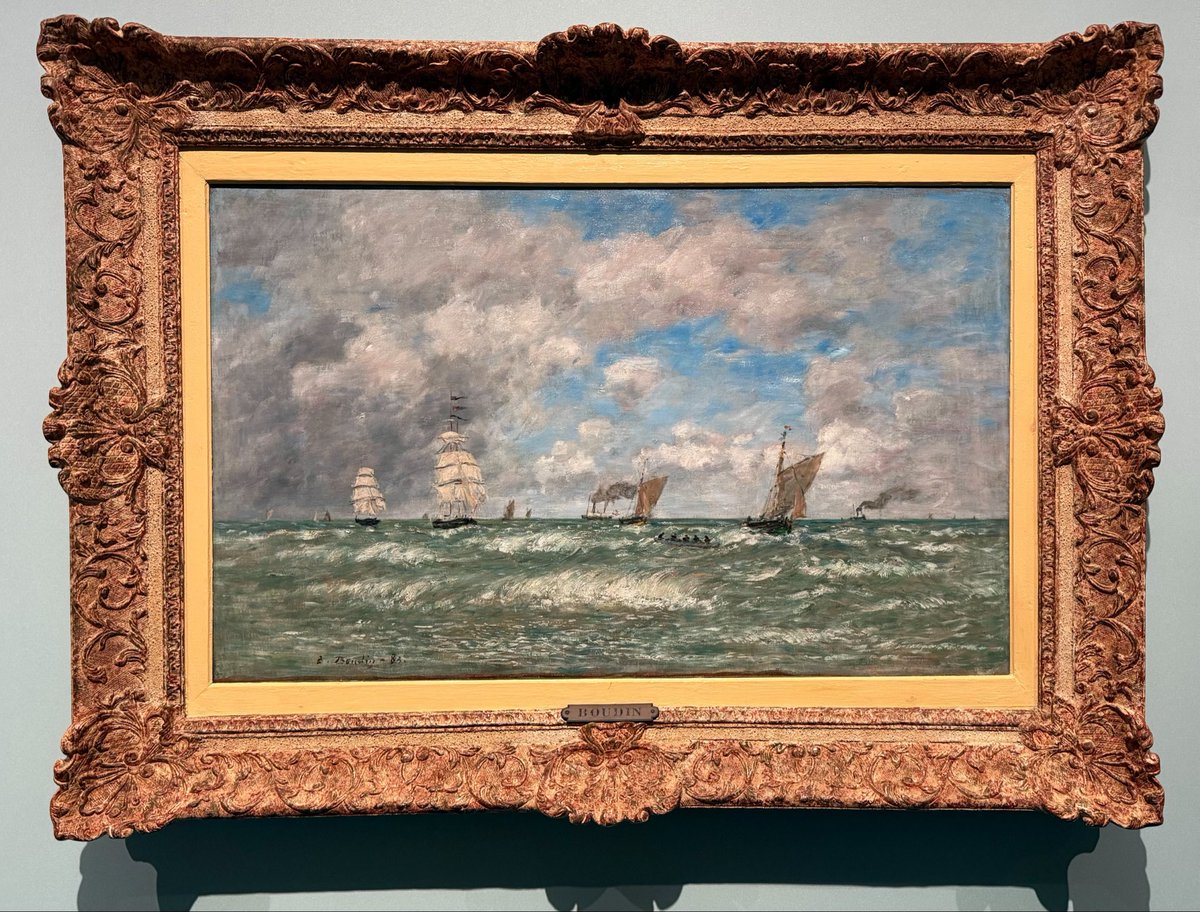 SOMPO美術館でウジェーヌ・ブーダン展見た。 好きな風景画家ベスト3に