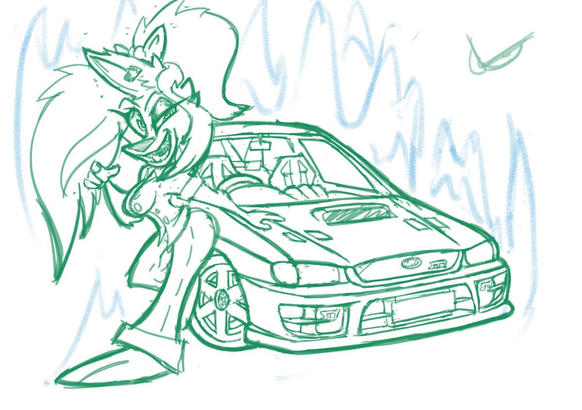 Getting_to_risk's tweet photo. @rickwulfk95 yo, I love your furry and car artwork. You inspired me to create this artwork... Keep up man! :) https://t.co/BPoV8zHSI6