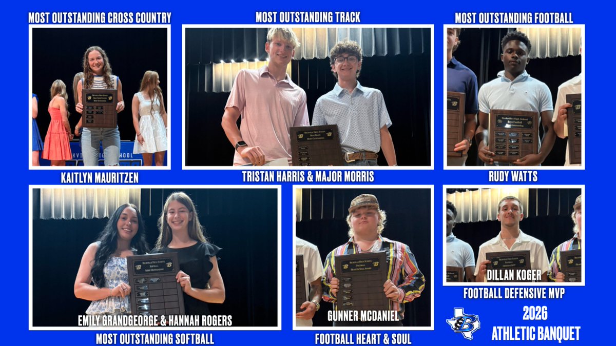 Beckville_Sport's tweet photo. 🏆 Beckville Athletic Banquet Awards 🏆 https://t.co/y5fD2ho4Wr