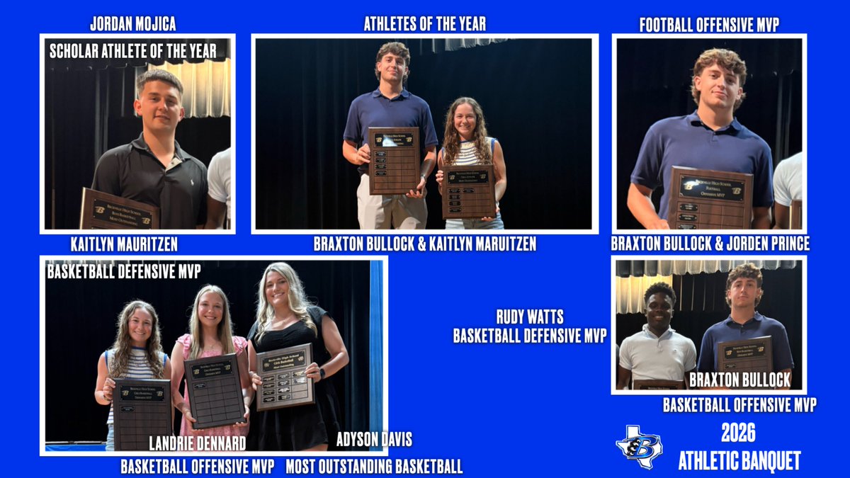 Beckville_Sport's tweet photo. 🏆 Beckville Athletic Banquet Awards 🏆 https://t.co/y5fD2ho4Wr