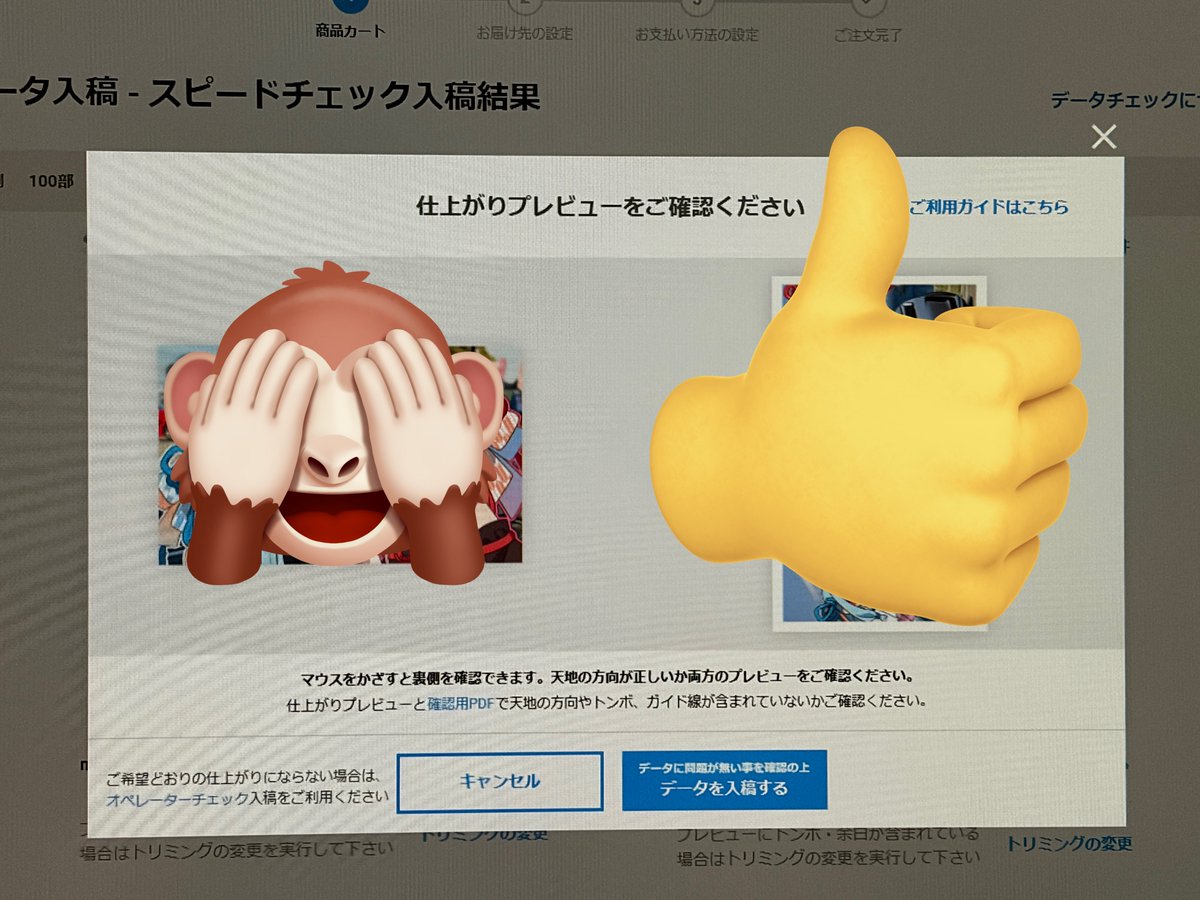 名刺来ました！ まだ全数は見てないけど、危惧してたズレもほぼ無く