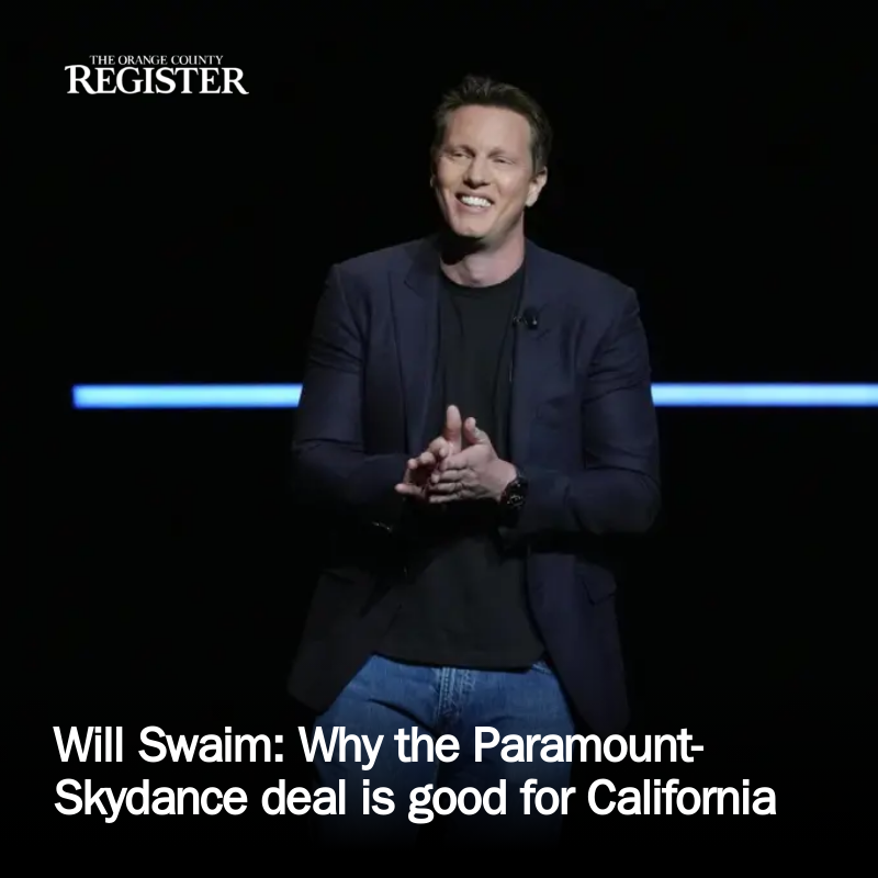 ocropinion's tweet photo. Opinion: Will Swaim: Why the Paramount-Skydance deal is good for California {og:title} {article:title} https://t.co/UbkfpAS7cz