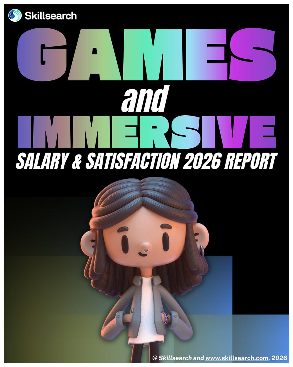SafeInOurWorld's tweet photo. Safe In Our World collaborated with Skillsearch to explore mental health as part of their Games and Immersive Salary &amp; Satisfaction 2026 Report. 💚 It's worth a read!

Download report ⬇️
https://t.co/SklHinzNkR https://t.co/YG4Vg5ETaP