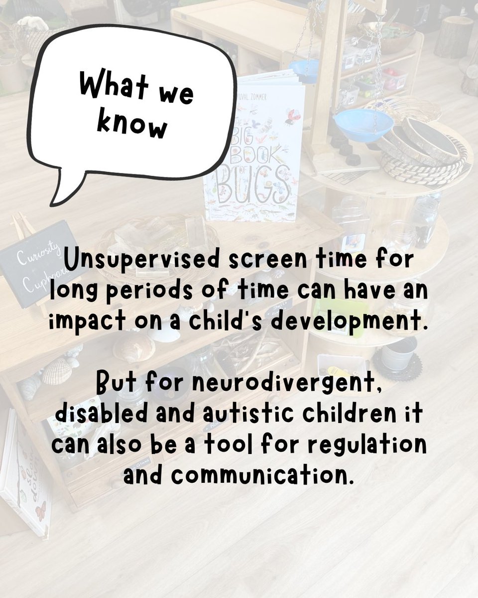 ChatterboxesSLT's tweet photo. Talking about screen time with parents can feel daunting.
So let me help you. As a mum of 2 and Speech and Language Therapist it is all about intention and being present.
This post was inspired by @play_spark

#screentime #speechtherapy #communication #teachertips #forteachers https://t.co/WSkzqtdQQ4