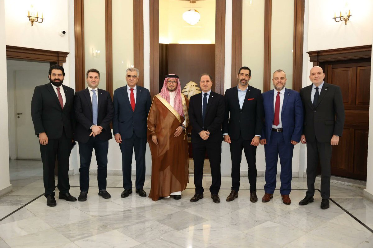 Kataeb_Eng's tweet photo. Lebanese-Saudi Ties in Focus During Farewell Visit by Ambassador Bukhari to Kataeb Headquarters
https://t.co/d77NnW6tke
@KataebInt https://t.co/glygoXHd3M