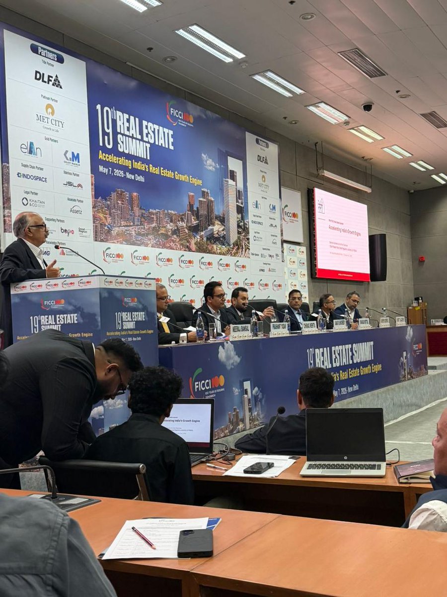 PortCityColombo's tweet photo. Port City Colombo participated at the Federation of Indian Chambers of Commerce &amp; Industry Real Estate Summit 2026, engaging with regional industry leaders on investment, collaboration, and South Asia’s evolving business landscape. https://t.co/JjKysN1WOC