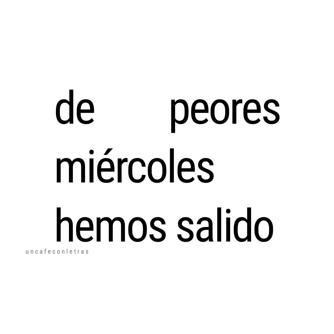 Un café con letras tweet media