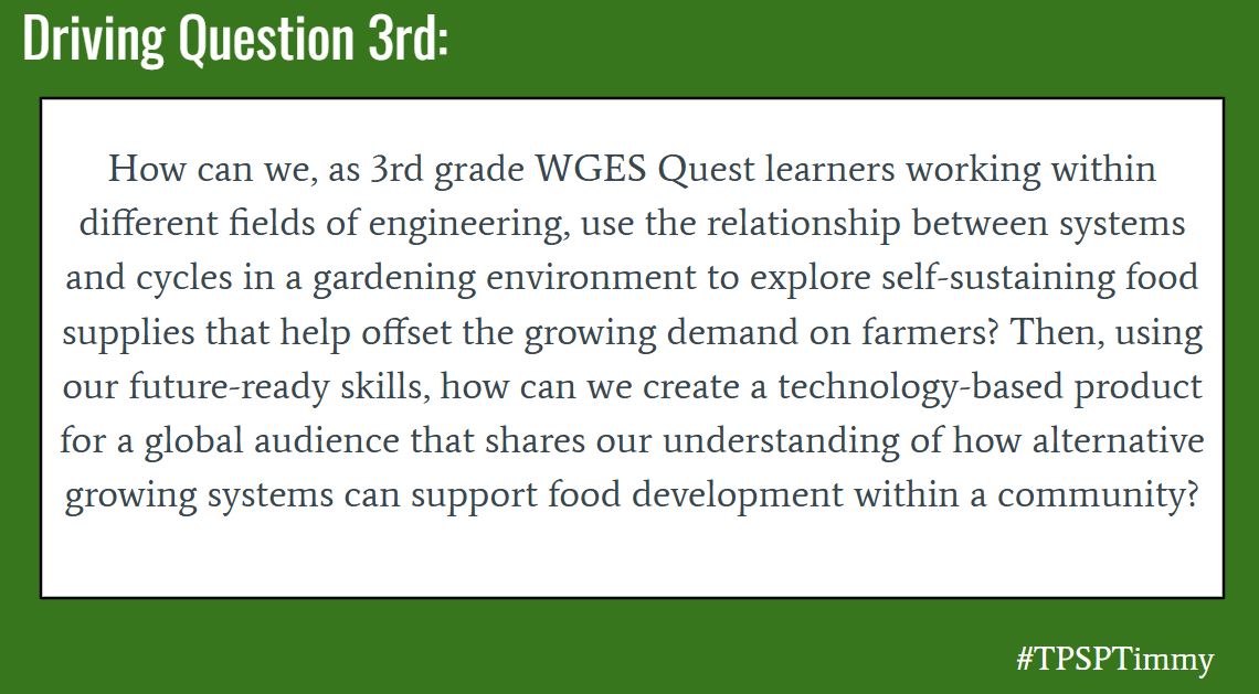 timmyGTI's tweet photo. 3rd @WGESdragons created research posters as their final product for #TowergardenPBL 🍅🫑🍆#authentictechnologyuse #rigor #whyGT #pblsuccess #realworldlearning #futurereadyskills #theGrove #TPSPTimmy #TPSP @Carrollisd https://t.co/Jjd7ycBFBU