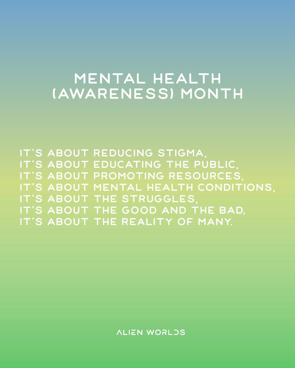wtv_alien's tweet photo. Mental Health Awareness Month <3 https://t.co/UNkmq36Pie