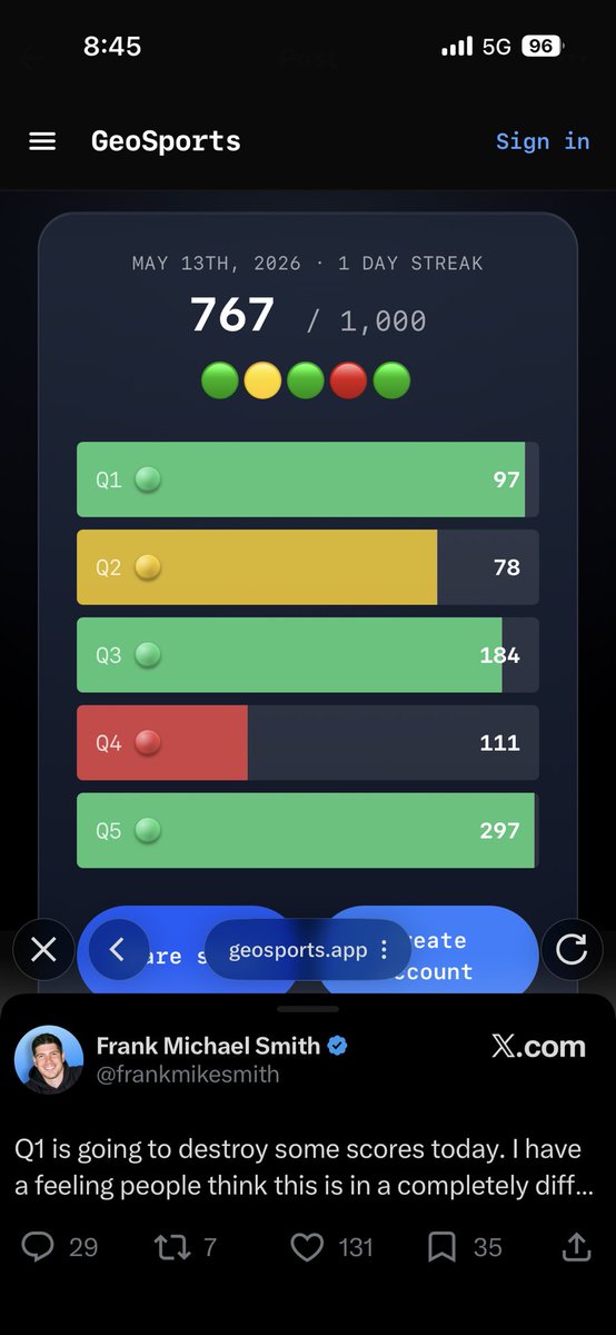 mcoluch9's tweet photo. @frankmikesmith Somehow nailed Shohei with a wild guess, had no clue on Jagr 💀 https://t.co/VHpn1Yf3Np