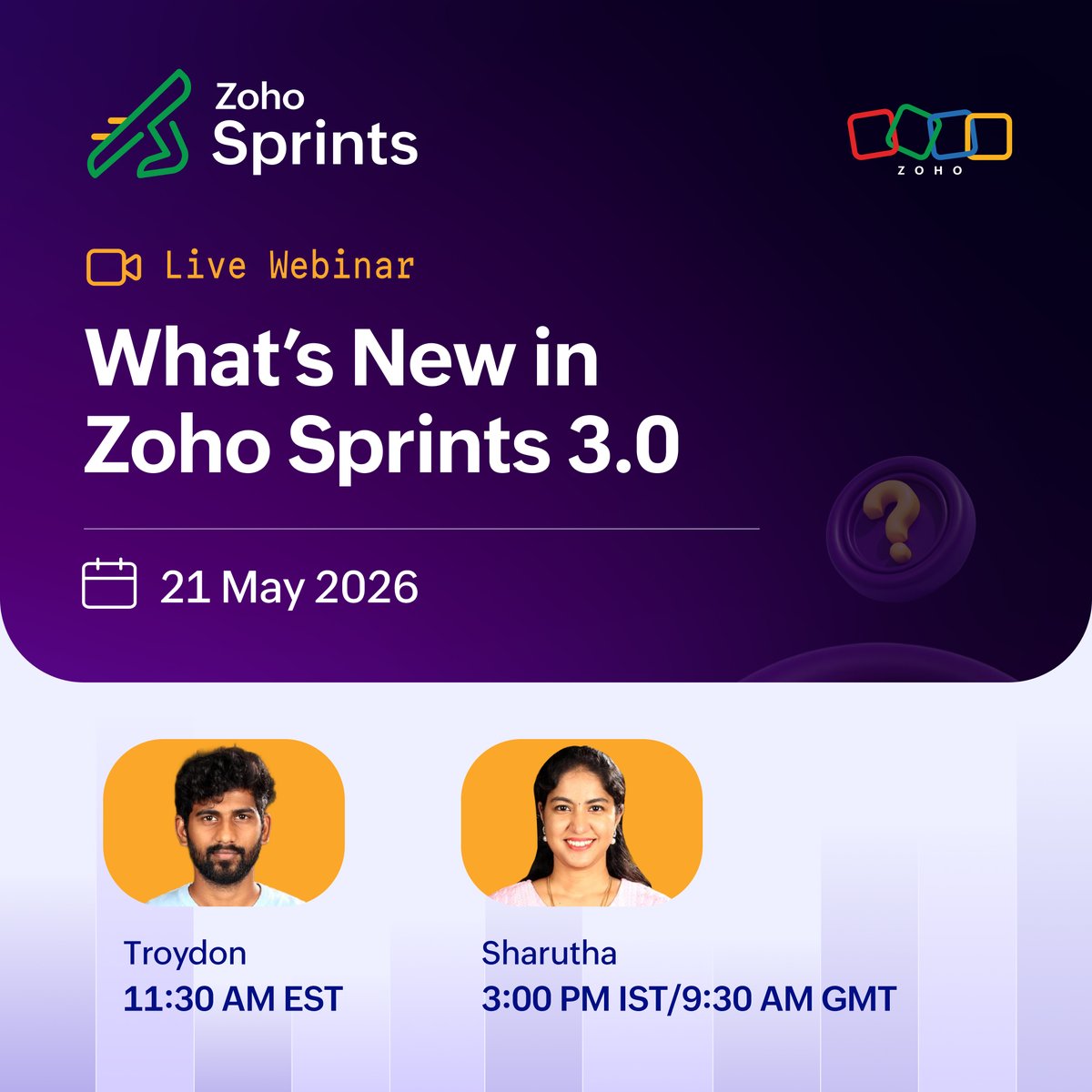 Zoho Sprints tweet media